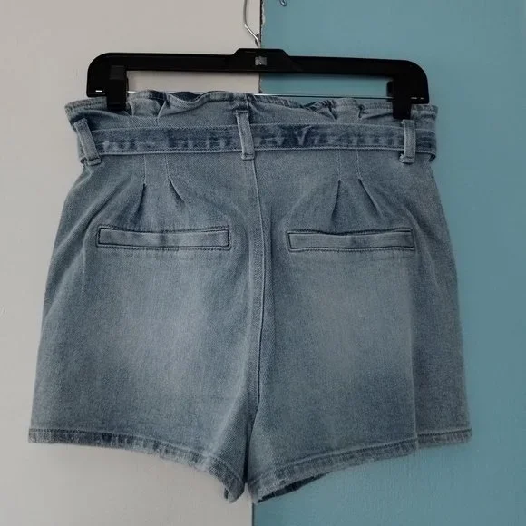SO Paperbag Waist High Rise Vintage Mom Shorts - Picture 6 of 11